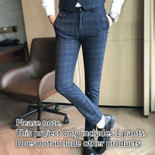 Load image into Gallery viewer, Luxury men&#39;s check vest suit trousers 2019 men&#39;s formal wear wedding dress large size casual business men&#39;s suit vest trousers